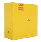 Lab Safety Flammable Liquid Storage Cabinet With Paddle Lock , Hazardous Storage Cabinets