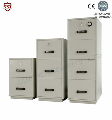 কেনা Fire Resistant Filing Cabinet 4 Drawers , 2 Hour Fire Rating Cabinet অনলাইনে উৎপাদন