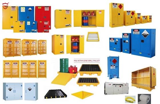 কেনা Recessed হ্যান্ডেল ফায়ার প্রুফ বৈশিষ্ট্য সঙ্গে 2-দরজা রাসায়নিক স্টোরেজ ক্যাবিনেট অনলাইনে উৎপাদন