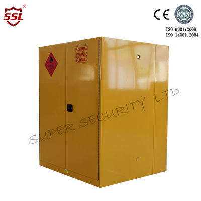 কেনা Customized Metal Chemical Storage Cabinet Paint Yellow With Leak-Proof Sump & Dual Vents অনলাইনে উৎপাদন