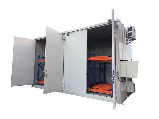 কেনা বহিরঙ্গন বিপজ্জনক উপাদান সঞ্চয়স্থান ভবন ড্রাম এবং আইবিসির জন্য অ-জ্বলন্ত ধারক বিপজ্জনক পদার্থ অনলাইনে উৎপাদন