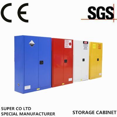 কেনা Reinforced Blue Corrosive Storage Cabinet 60-Gallon For Hydrochloric Acid অনলাইনে উৎপাদন