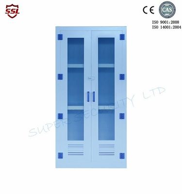 কেনা Blue Corrosive Storage Cabinet With Dual Doors Polypropylene Cabinet অনলাইনে উৎপাদন