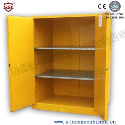 কেনা 2 Door Vented Flammable Storage Cabinet Laboratory Locking Metal For Liquid Chemical অনলাইনে উৎপাদন