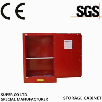 কেনা Red Combustible Liquids Chemical Storage Cabinet with 4gallon অনলাইনে উৎপাদন