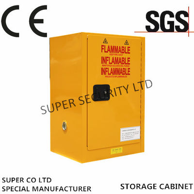 কেনা Self-Locking Flammable Liquid Chemical Storage Cabinet , 15 Gallon Thickness1.2mm অনলাইনে উৎপাদন