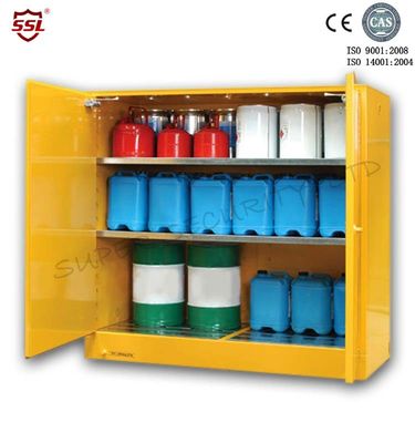 কেনা 1.2MM  Steel Chemical Equipment Storage Cabinets for Minel / Lab / Huge Drums Stock অনলাইনে উৎপাদন